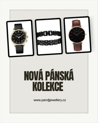 ✨ Nová pánská kolekce je tady! ✨ Objevte stylové hodinky a náramky, které dokonale doplní váš vzhled. Ať už jde o...