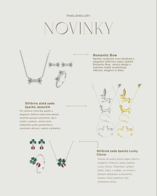 Nové sady šperků, které si zamilujete! ✨ Každá sada vypráví svůj vlastní příběh: 🎀 Romantic Bow – něžná elegance pro...