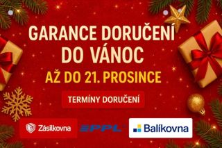 🎄 Garance doručení do Vánoc 🎄 Objednejte své dárky včas a mějte jistotu, že dorazí pod stromeček. Garantujeme doručení až...